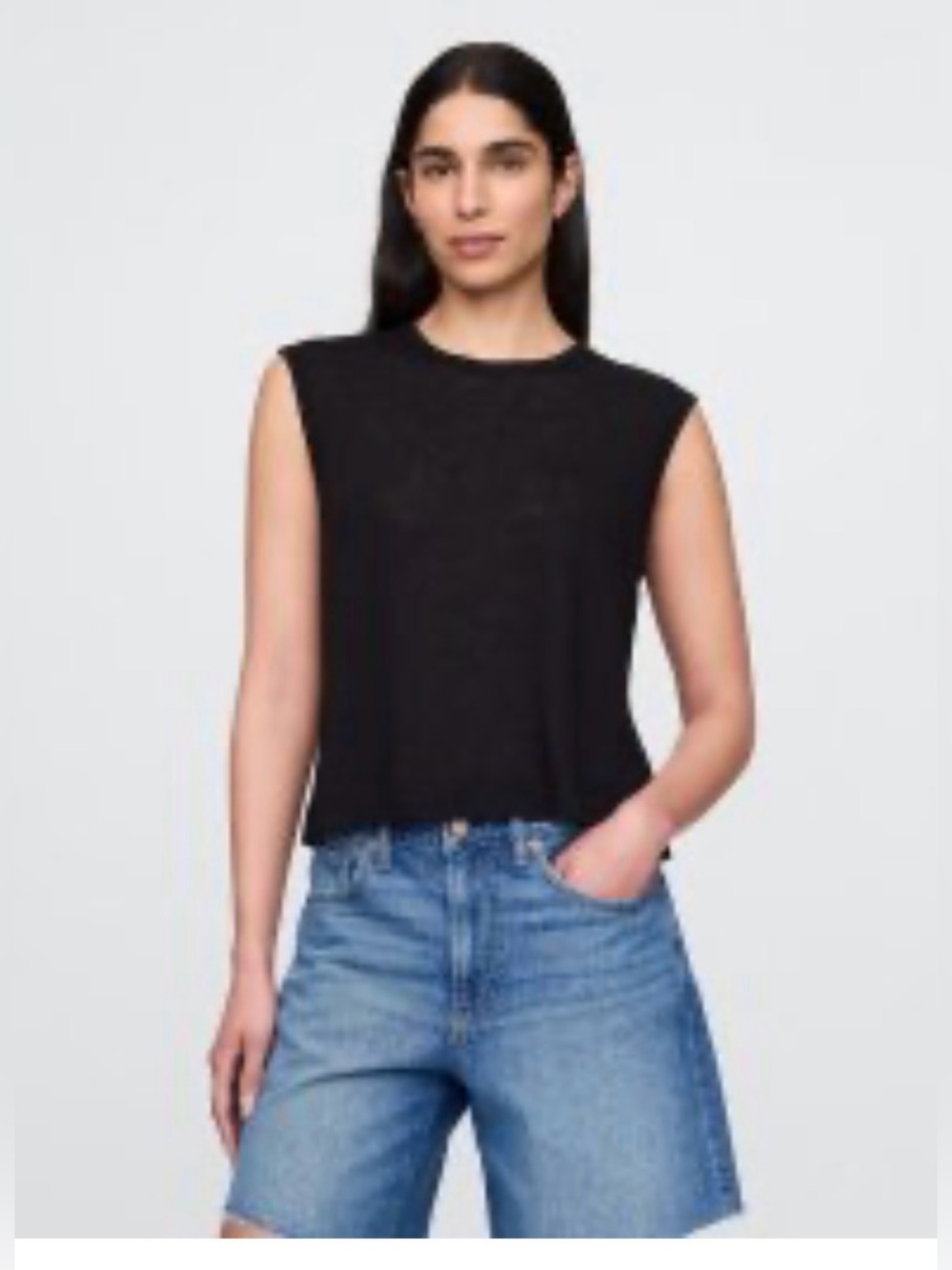 Gap linen blend top size S